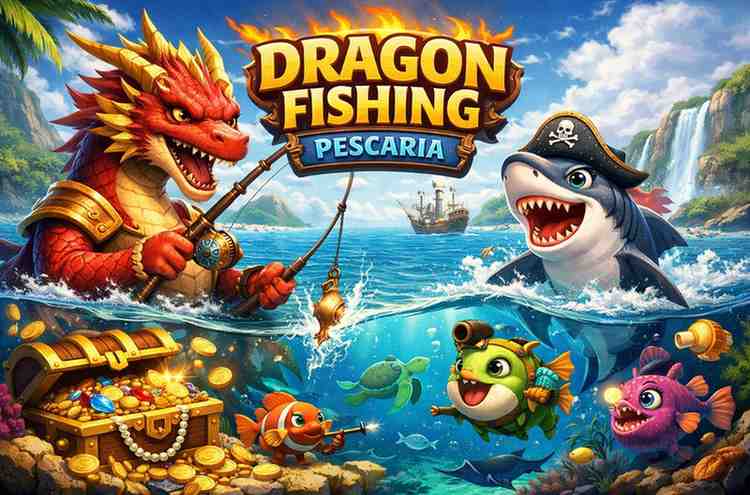 Dragon Fishing jogo de pescaria com ação no 2T2 cassino